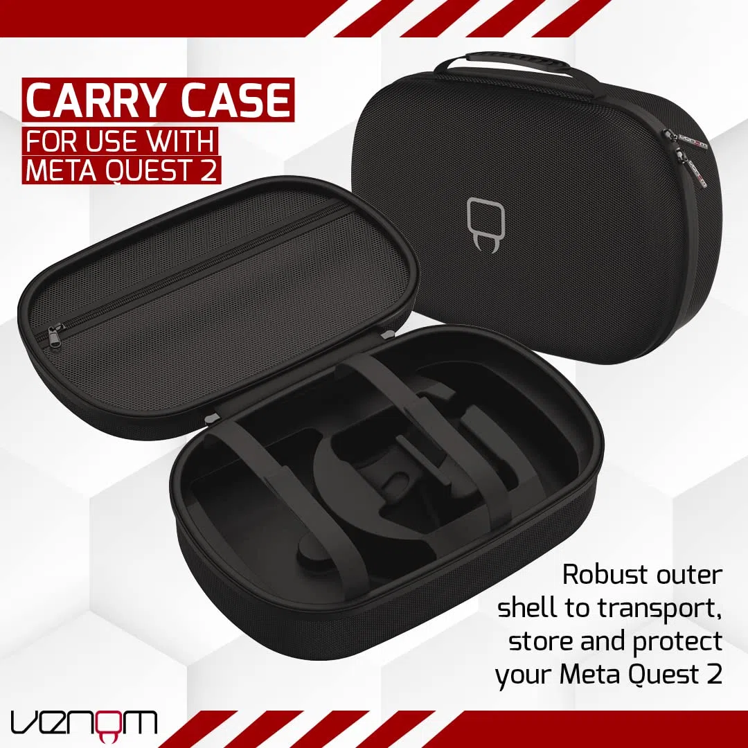 Venom VR Headset Storage and Carry Case for Meta Quest