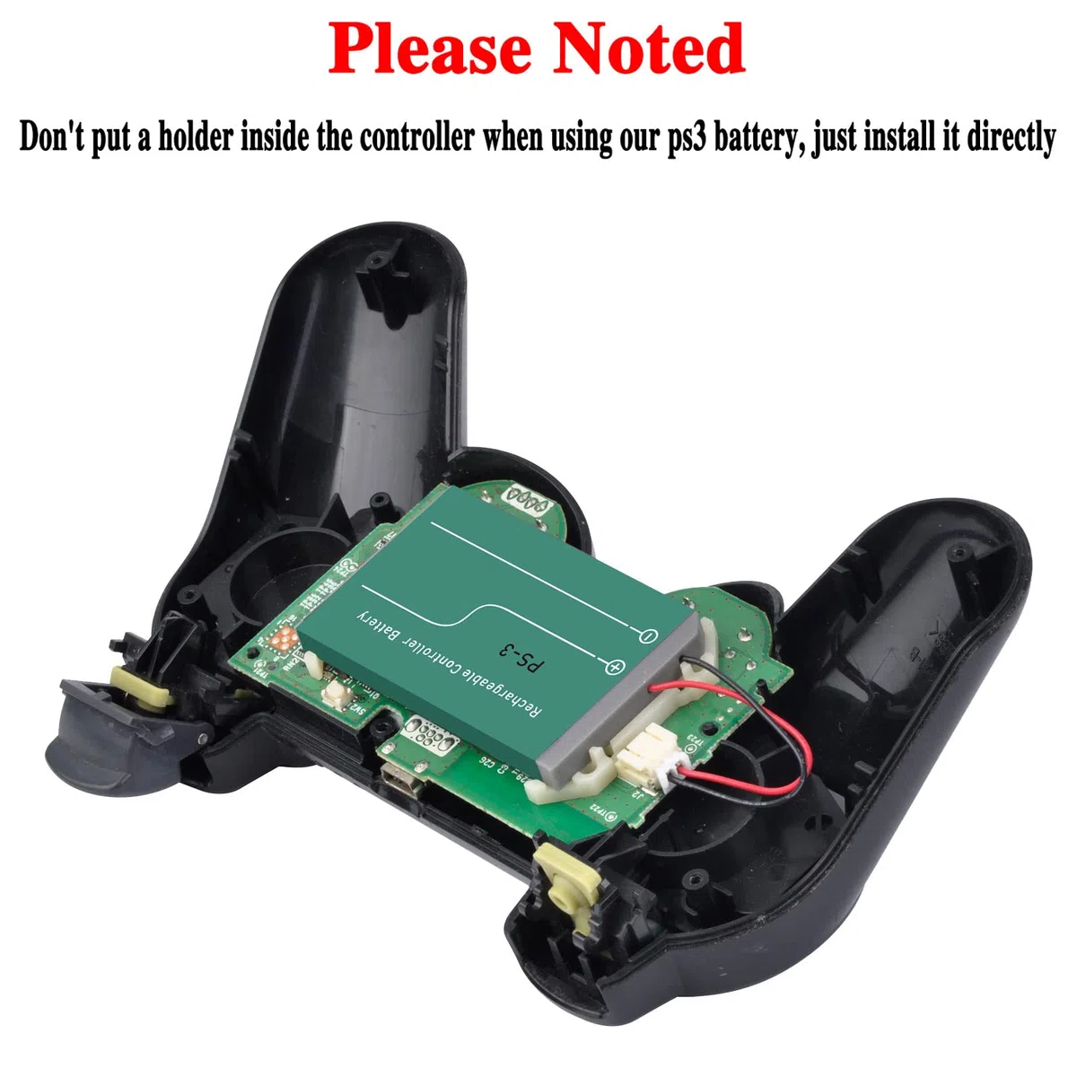 Batteria PS3 Controller Batteria PS3 di ricambio per PS3 2 X 1860 mAh per Sony Playstation 3 e Dualshock 3 Wireless Controller CECHZC2E CECHZC2U con strumento di installazione