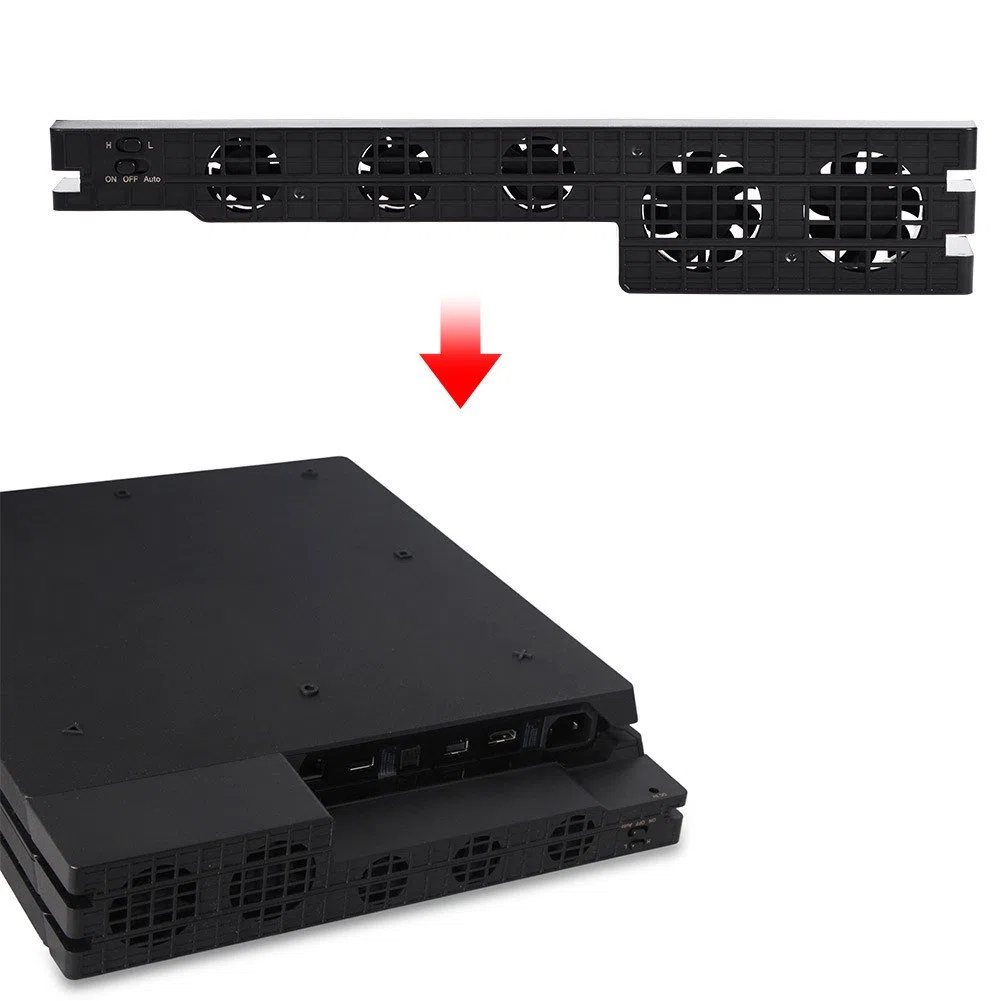 Ventola di Raffreddamento Esterna Sostitutiva, Ventilatore USB 5 Super Turbo Controllo della Temperatura Ventola di Raffreddamento Console di Gioco Ventola di Raffreddamento per PRO co