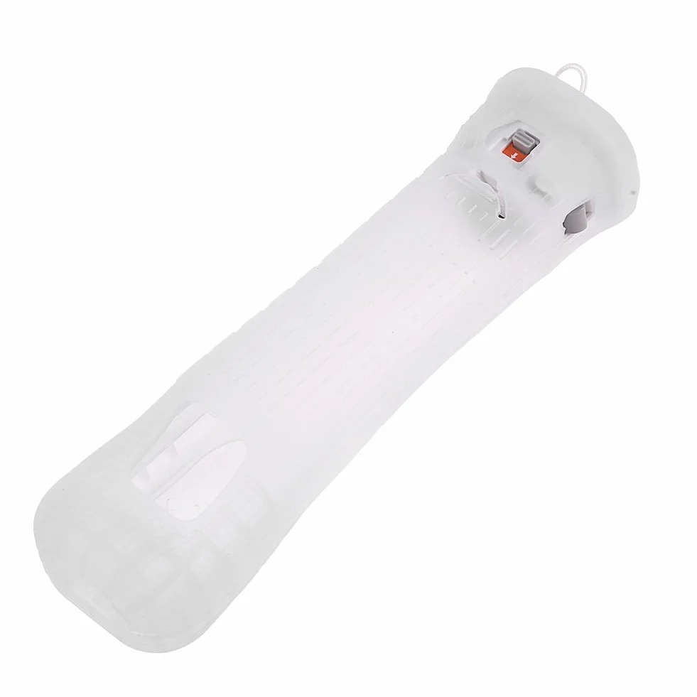 Yunir Adattatore sensore Motion Plus, Adattatore sensore MotionPlus con Custodia in Silicone estesa di Ricambio per Telecomando (Bianca)