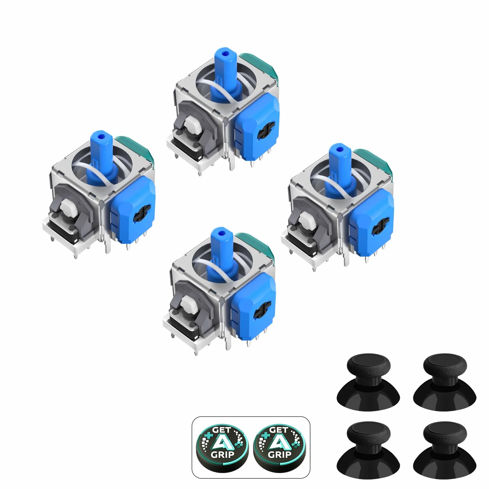 AKNES HallPi V6 TMR Joystick Elettromagnetico di Ricambio per Controller Xbox Series X/S, Accessori di Riparazione Stick Anti-Drift per Controller Xbox Series X/S - 2 Paia