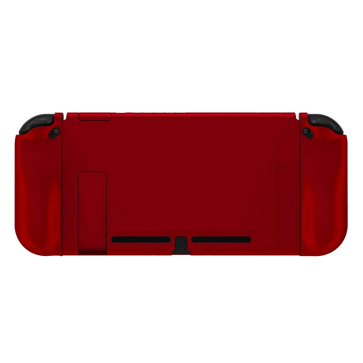 PlayVital Cover Protettiva per Nintendo Switch, Custodia Protettiva Copertura Rigida Grip Ergonomica per Joycon Controller-Rosso Scarlatto