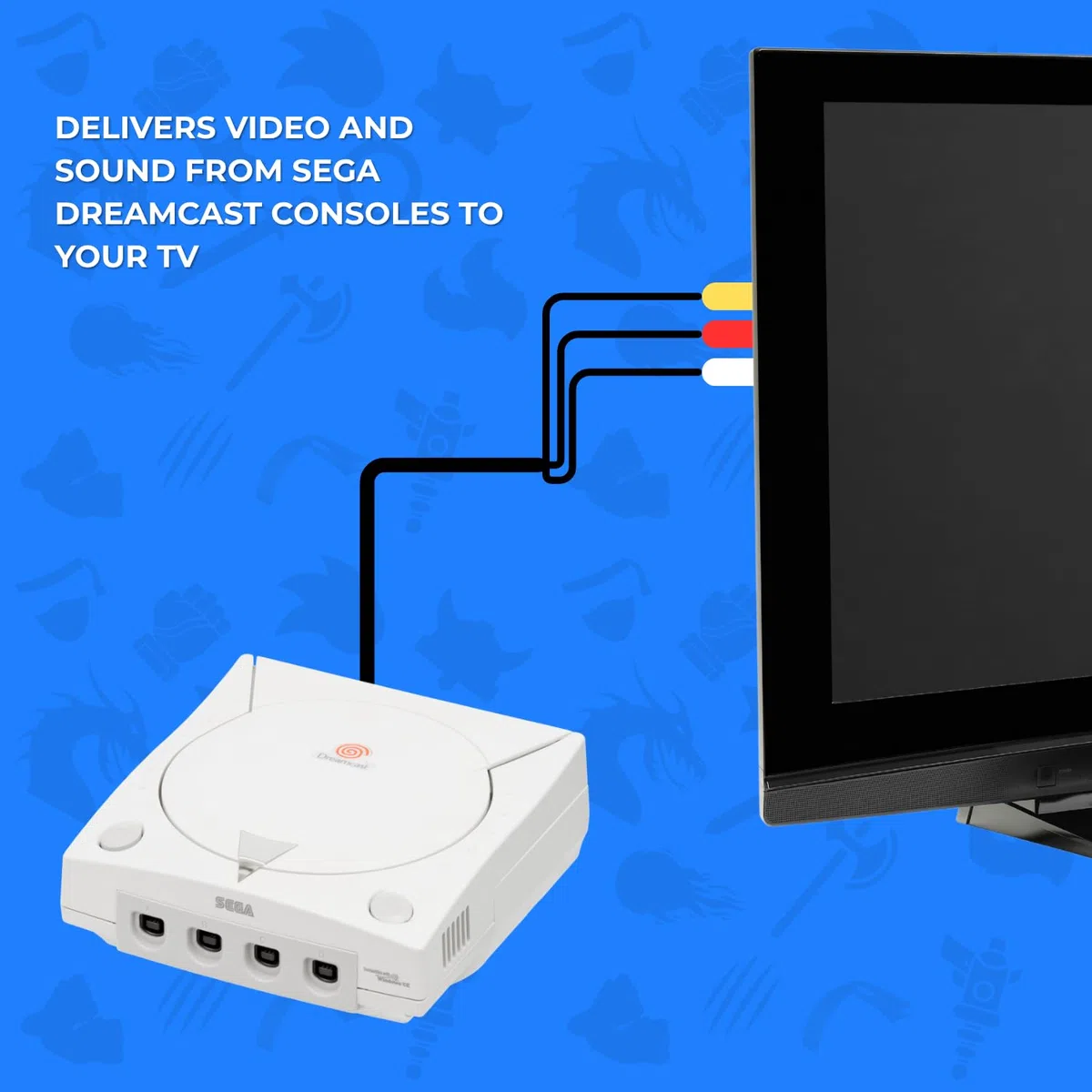 Old Skool Sega Dreamcast AvCable - Cavo audio/video composito