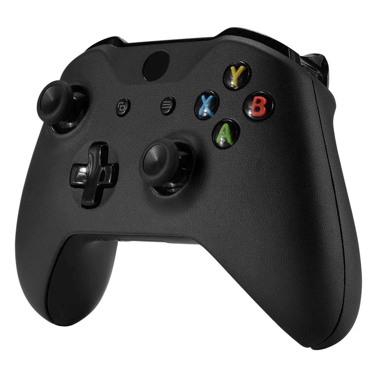 eXtremeRate Cover Grip per Xbox One S X Controller Model 1708,Custodia Frontale Case Scocca Copertura Impugnatura Shell Ricambio per Xbox One S X Joystick-PU Nera