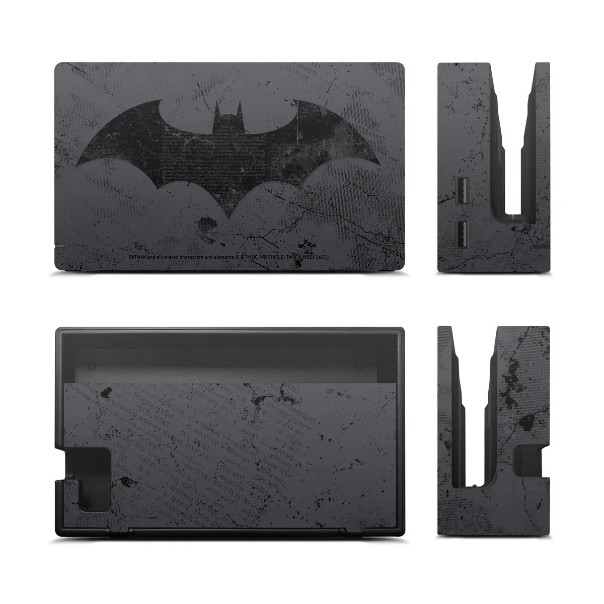 Head Case Designs Licenza Ufficiale Batman DC Comics Hush Loghi E Fumetti Vinile Sticker Gaming Pelle Adesivo Compatibile con Nintendo Switch Console & Dock & Joy-con Controller Bundle