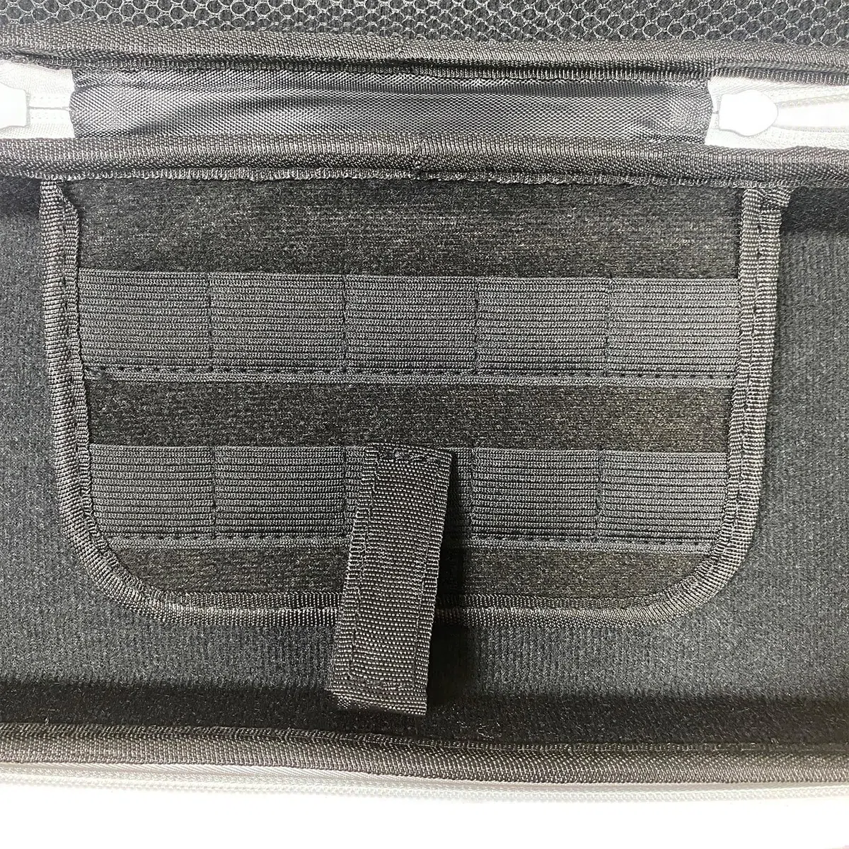 Hzycwgone Custodia per MSI Claw,Viaggio Borsa di Trasporto per MSI Claw A1M Gioco Portatile,Custodia Rigida con Slot per Schede di Gioco & Tasca a Rete per MSI Claw Accessori(Bianco)