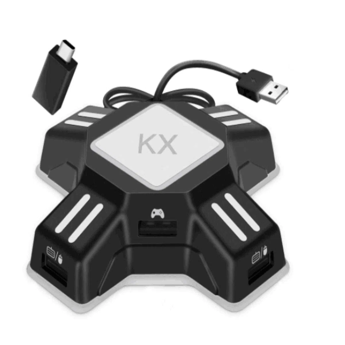 HARIKIKI Adattatore KX Tastiera e Mouse per XBOX one/Switch/PS4/PS3, Convertitore USB 2.0 Game Controller Converter Keyboard Mouse Adapter
