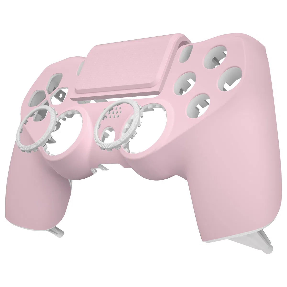 eXtremeRate Cover Custodia Touchpad Compatibile con ps4 PRO Slim Controller,Ghost Copertura Frontale Case Scocca Touchpad Compatibile con ps4 Joystick JDM-040/050/055-Rosa
