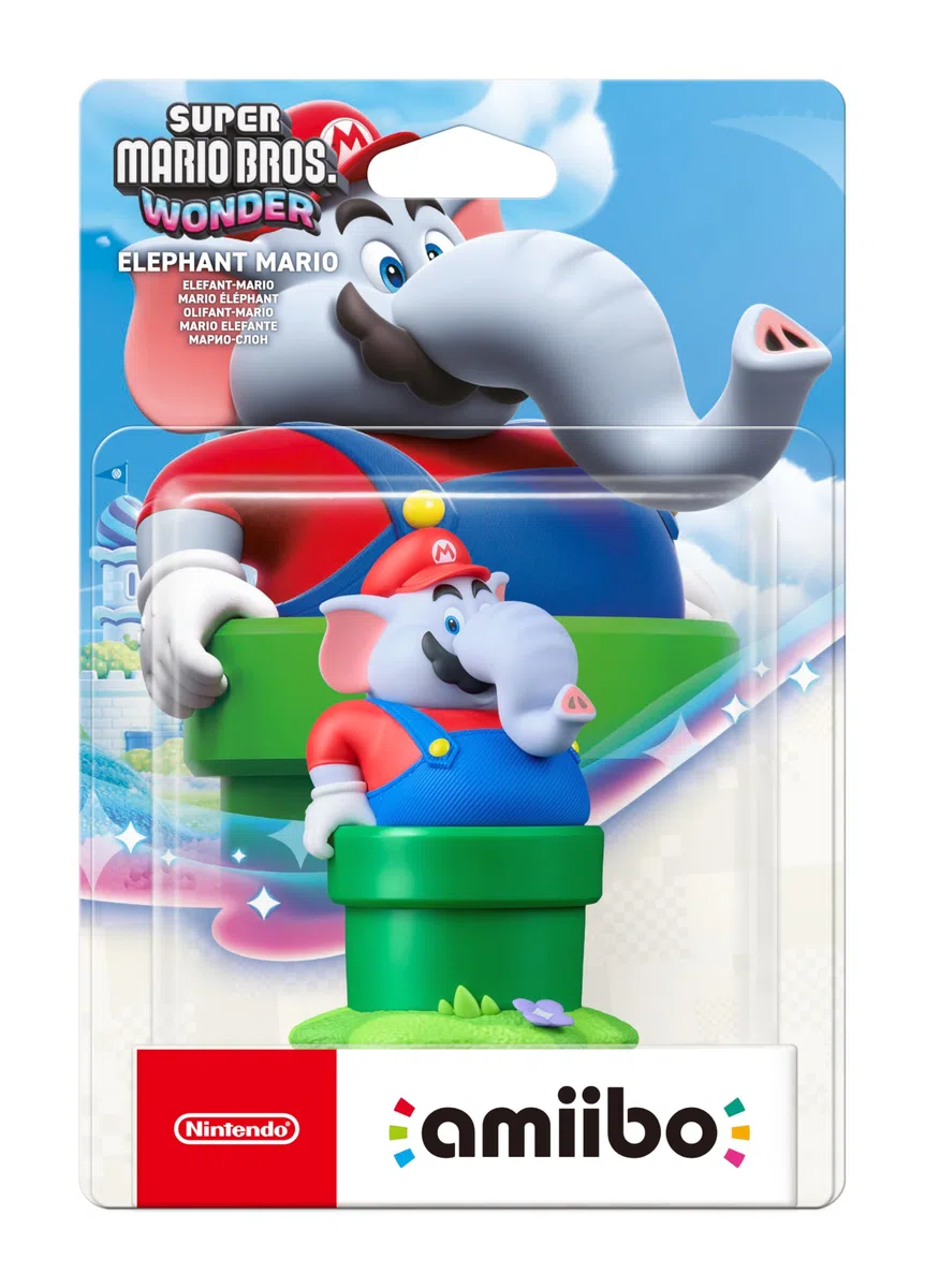 amiibo di Mario elefante - Super Mario Bros. Wonder