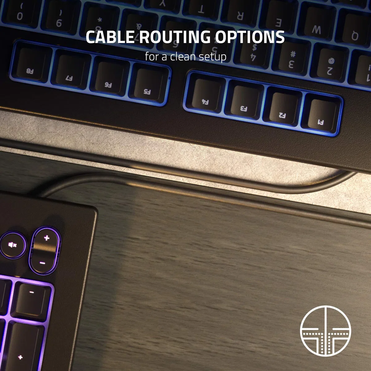 Razer Cynosa V2 - Tastiera da Gioco a Membrana (Tastiera con Tasti soft spring-loaded, Tasti Multimediali, Gestione dei cavi, Programmabile, Illuminazione RGB) QWERTY Tastiera Italiana | Nero