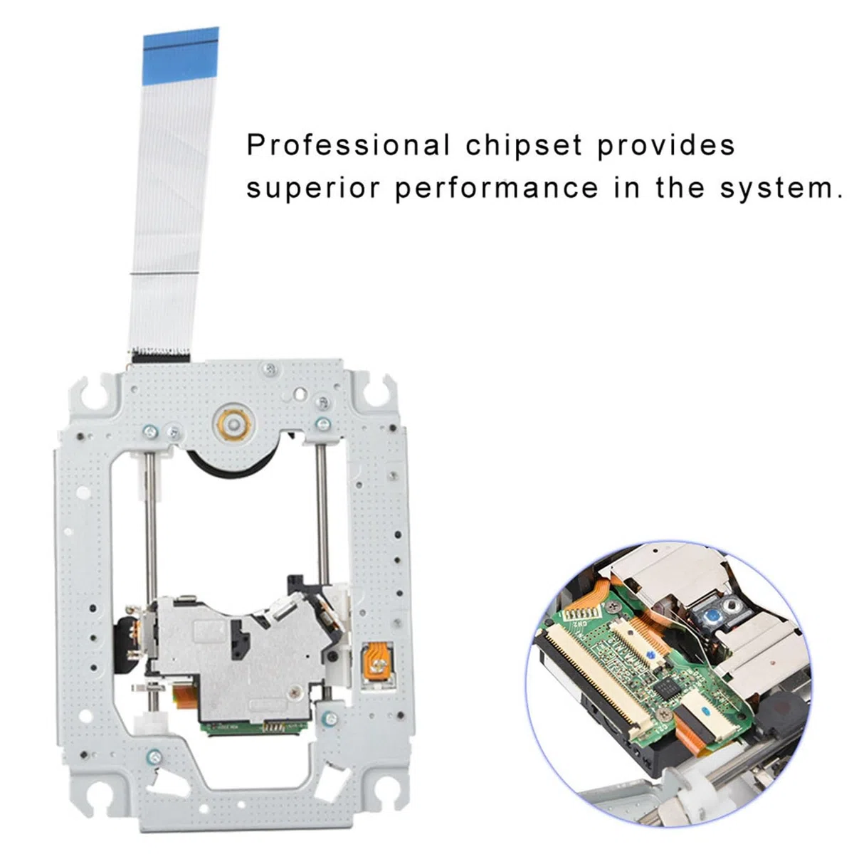 Bewinner Lente La Ser Sostitutiva, Lente La Ser PCB per Console di Gioco KEM-410ACA con Set di Chip Professional