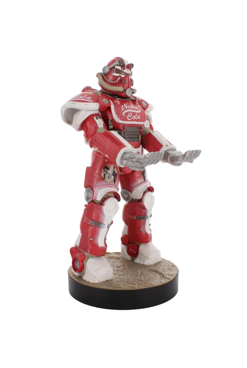 Cableguys Fallout Nuka Cola - Supporto per controller di potenza e supporto per telefono, accessori da gioco per installazione in camera e scrivania, supporto compatibile con Xbox, PlayStation e la