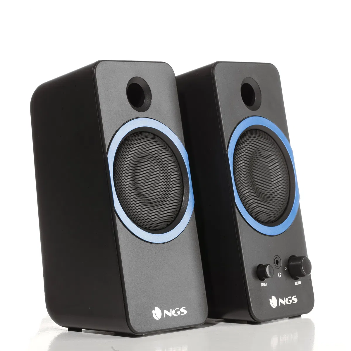 NGS GSX-200 - Altoparlanti Stereo da Gioco con 20 Watt di Potenza e Super Bassi
