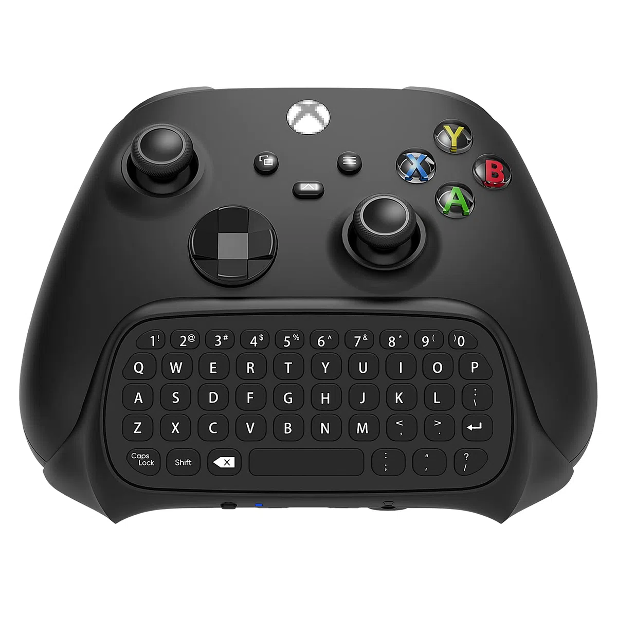 FYOUNG Tastiera wireless compatibile con controller Xbox Series X/S, chatpad da 2,4 GHz con connettore audio/auricolare, compatibile con Xbox One X/S – Nero