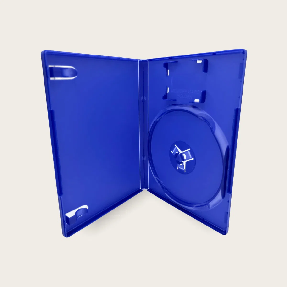 Dragon Trading, 5 custodie per giochi Playstation PS2, custodia di ricambio blu per videogioco con alloggiamento per la card