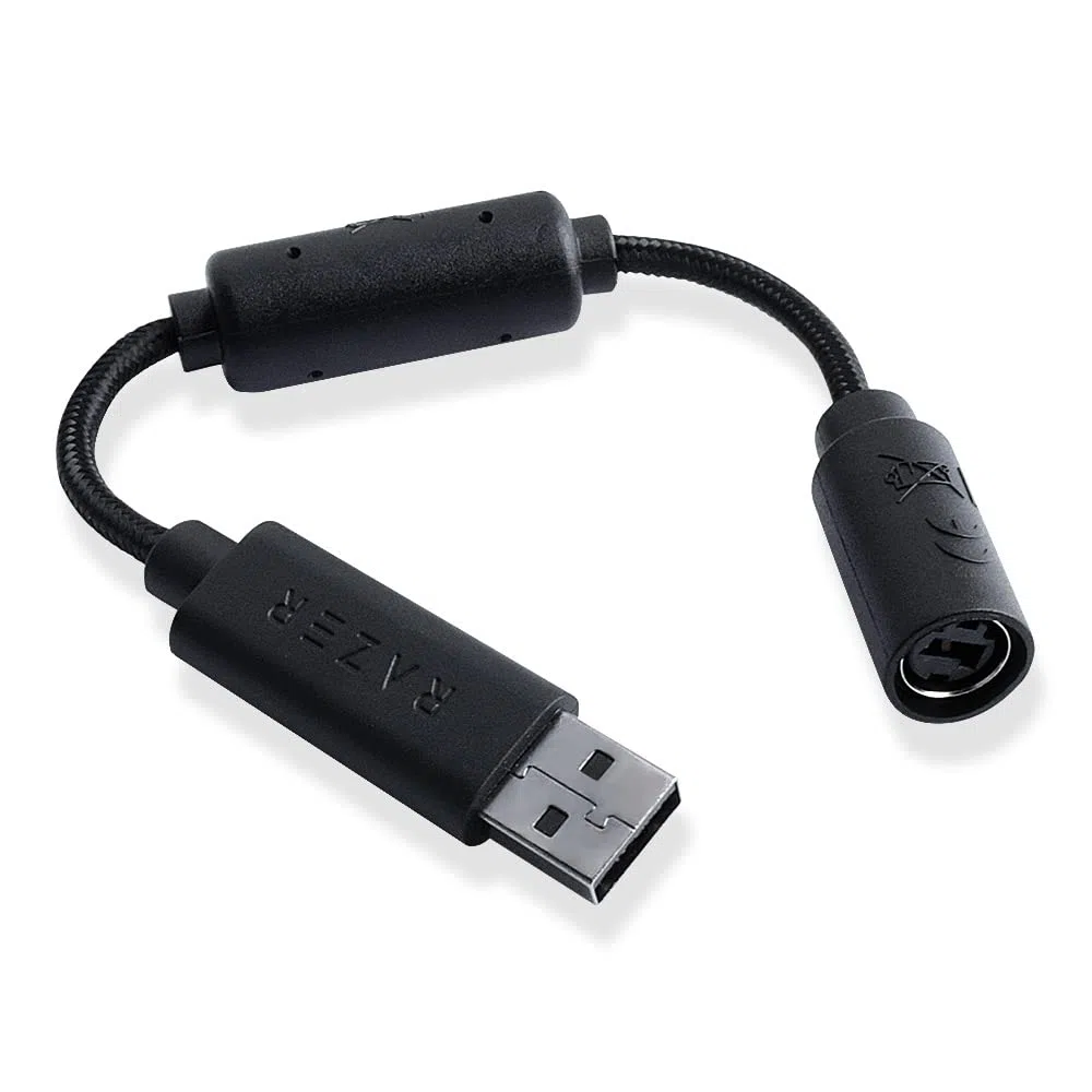 HUYUN Confezione da 2 cavi USB breakaway compatibili con controller di gioco cablato Razer Wolverine Gamepad Xbox 360 controller cablati, cavo adattatore di prolunga