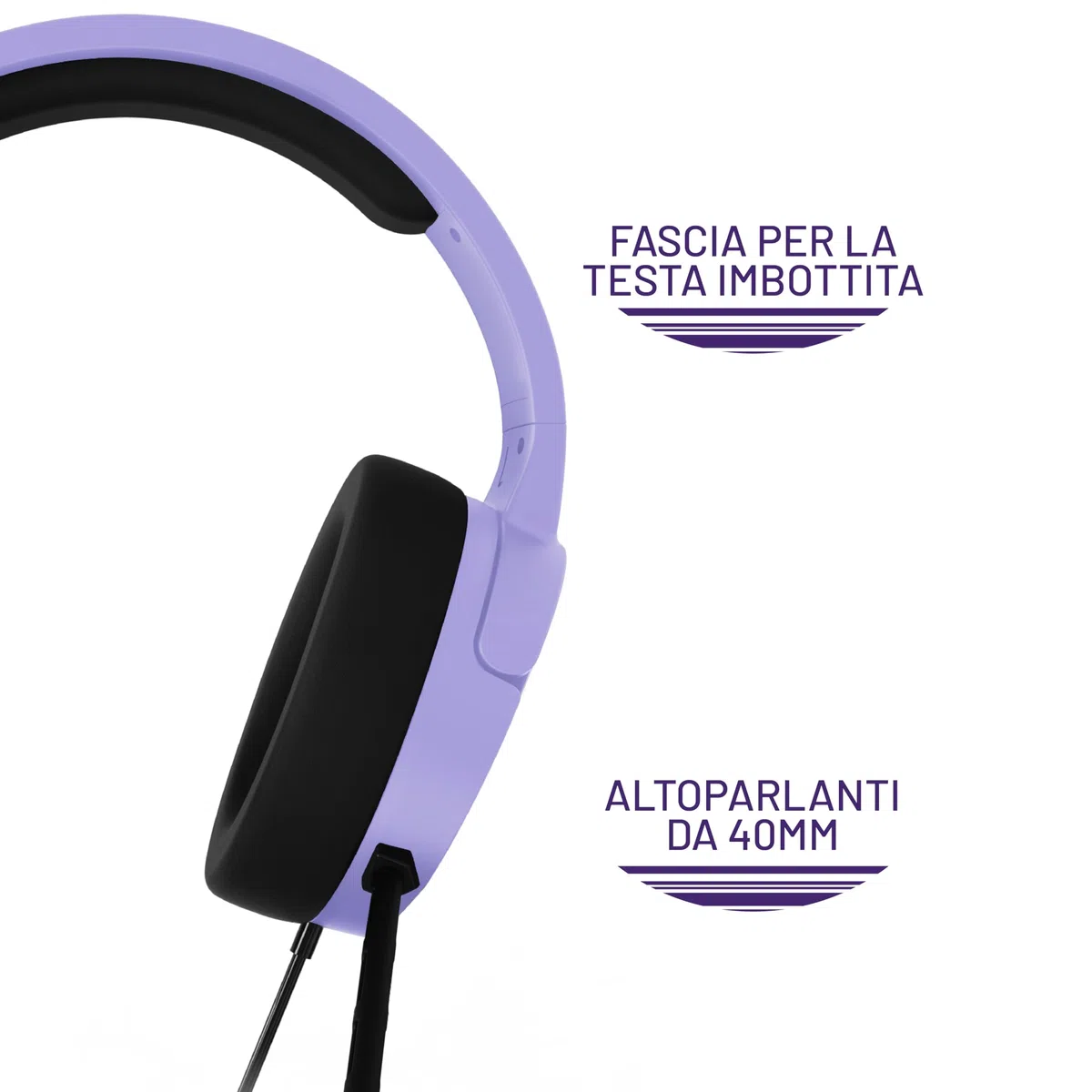 Stealth PANTHER - Cuffie da gioco over-ear PS4/PS5, Xbox, Switch, PC con microfono flessibile, jack da 3,5 mm, cavo da 1,5 m, leggero, confortevole e durevole