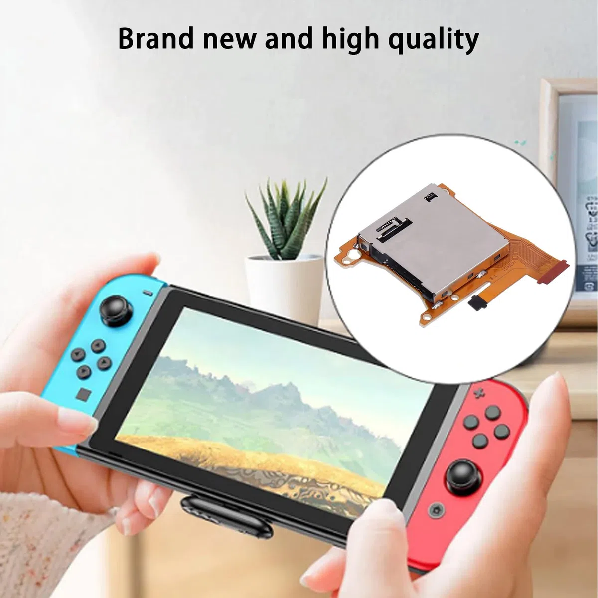 Modulo Slot Lettore Schede di Gioco, Sostituzione Parte di Riparazione per Console Portatile Lite, Accessorio Compatibile