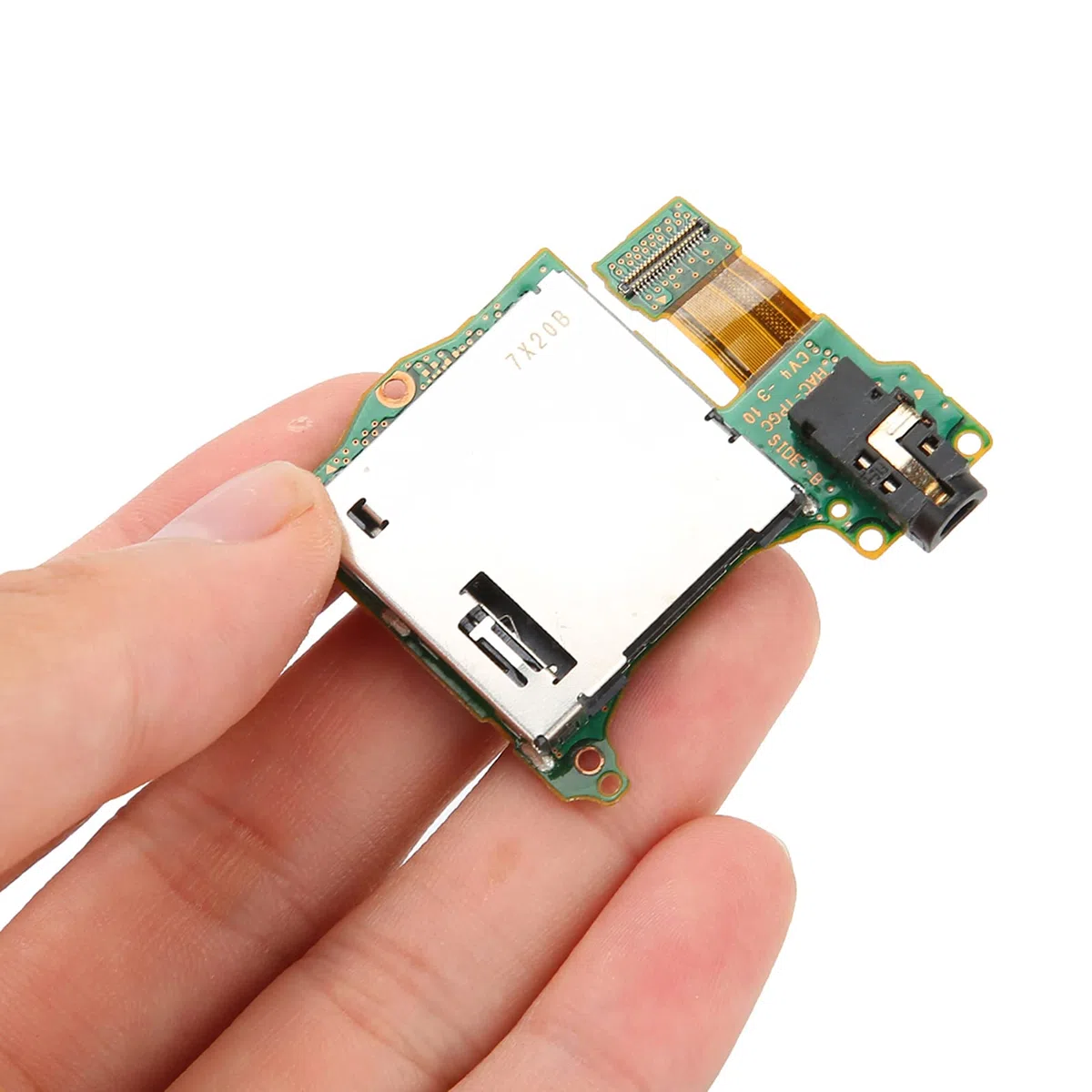 Lettore di Slot per Schede Vassoio per Cartucce di Gioco Cuffie Porta Jack Parte di Riparazione di Ricambio per Nintendo Switch