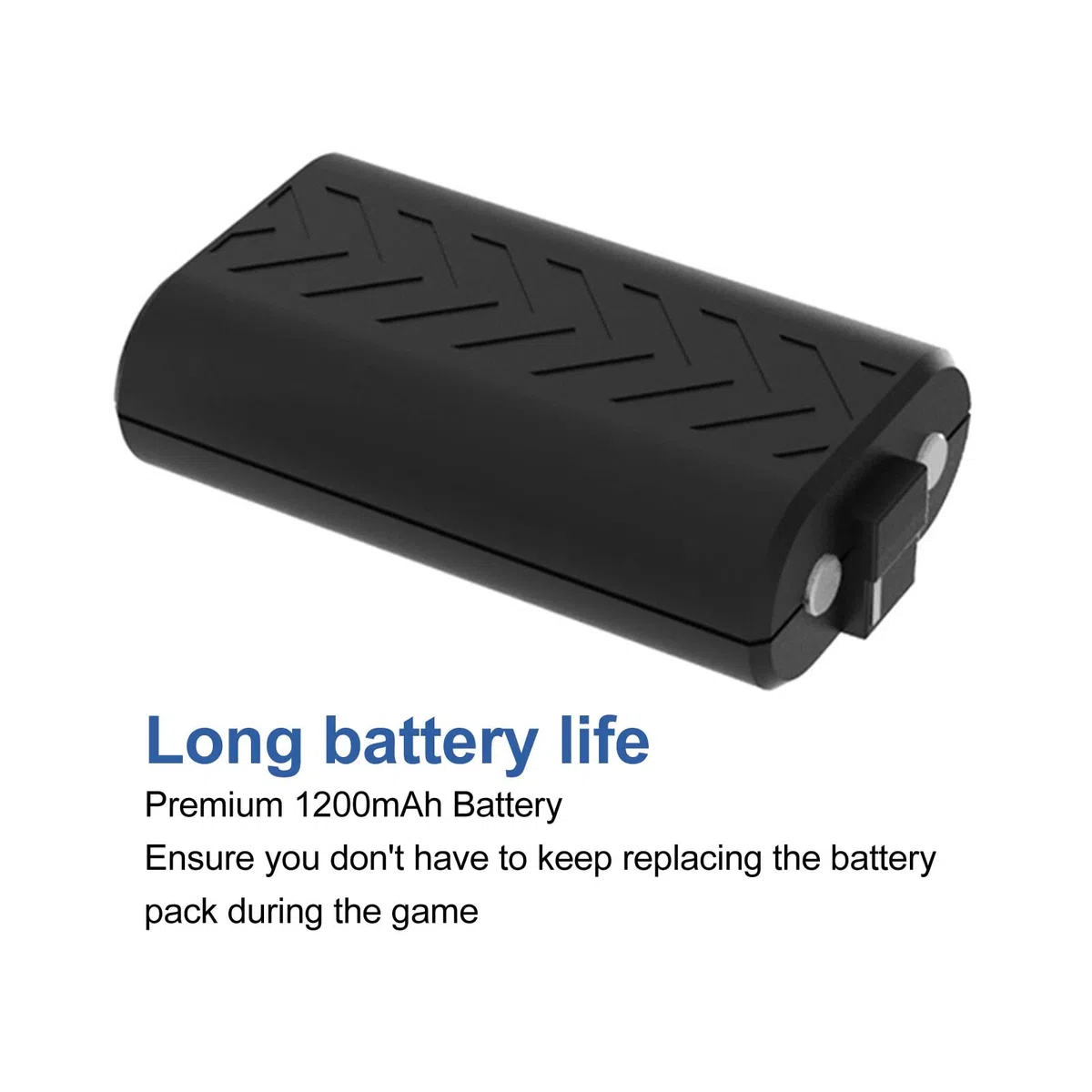 Pacco Batteria Ricaricabile Controller, Pacco Batteria 1200mAh, Pacco Batteria Controller ONE con Indicatore di Carica Cavo USB per ONE S X