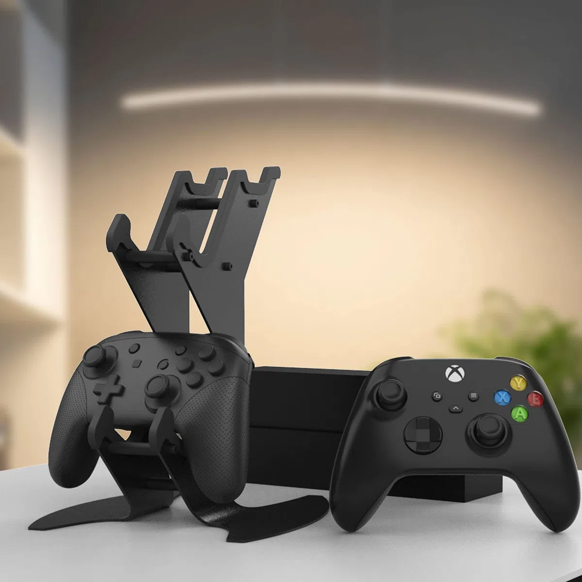 DOYO Supporto per Controller e Cuffie da Gioco Stand Gaming Controller Porta Cuffie da Scrivania e Joystick Ps4 Supporto Universale Per Xbox Series x, Ps5, Ps3, Xbox One, Xbox 360, Nintendo Switch