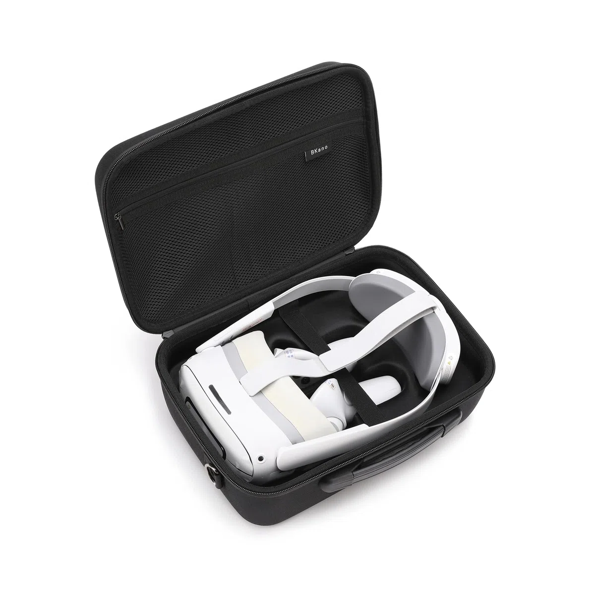 Custodia rigida per accessori Pico 4 Ultra, borsa da viaggio all-in-one, borsa a tracolla per cuffie VR, controller e altri accessori, 31 x 21 x 13,5 cm (nero)