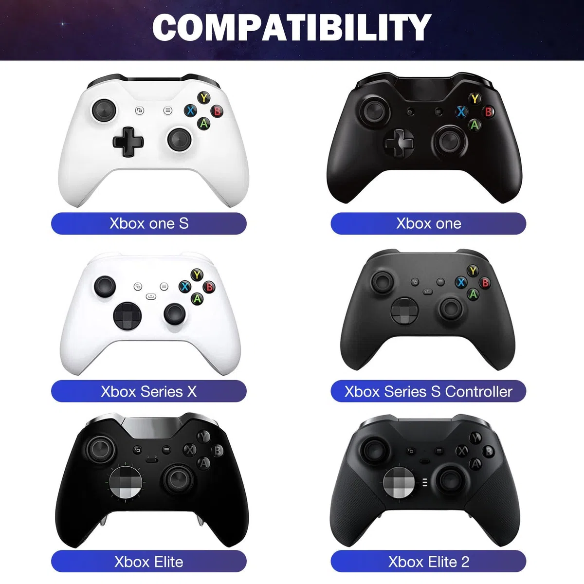 MoKo Mini Tastiera Retroilluminata Verde Compatibile con Xbox One Controller/Series X/S, 2,4G Ricevitore Wireless con Cuffia e Audio Jack Compatibile con Xbox-One/One S/Elite/2, Nero Antracite