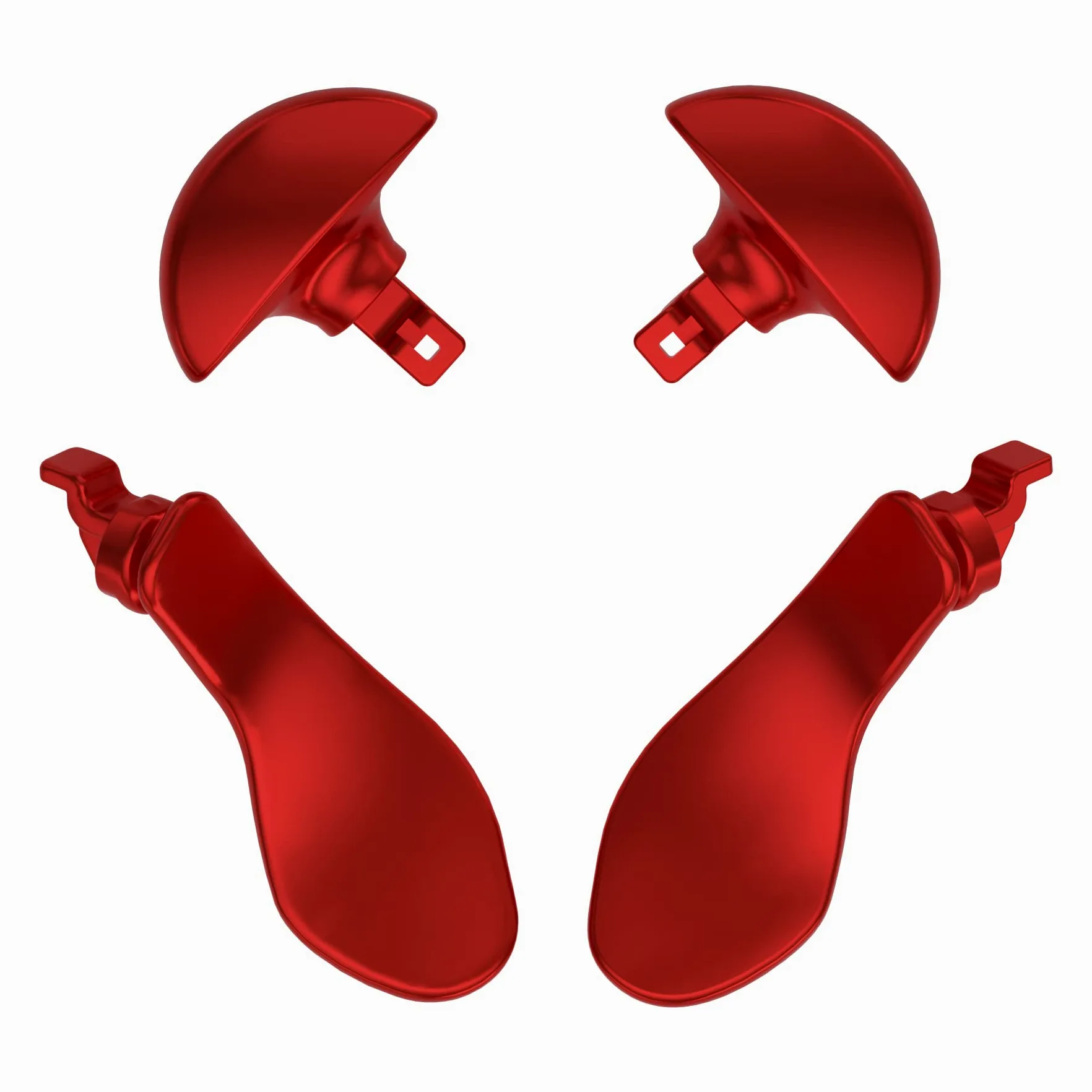 eXtremeRate Paddles per ps5 Edge Controller,Palette Levette Tasti Posteriori per ps5 Edge Joystick,Back Button in Metallo Acciaio Inossidabile Ricambio,4 Pezzi,Rosso