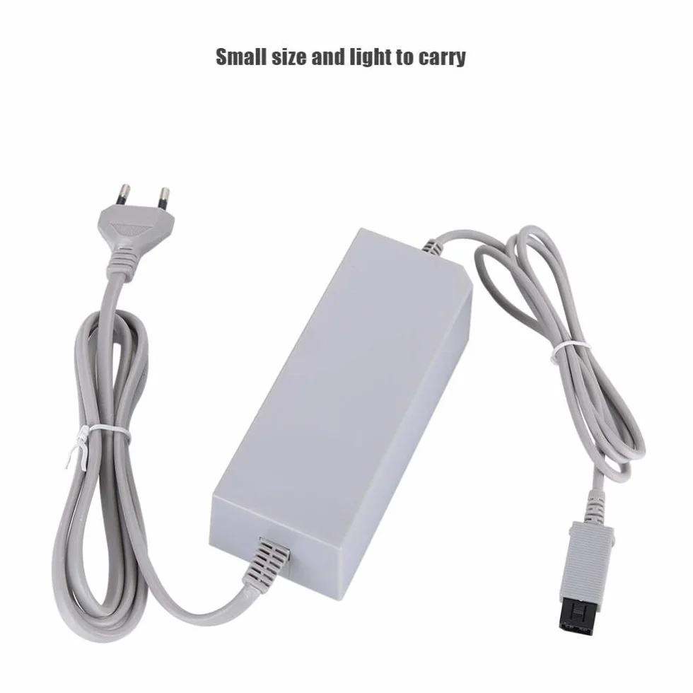 Cavo Alimentazione Wii – Adattatore Universale 100-240V EU Plug, Compatibile con Wii Console [Versione Aggiornata]