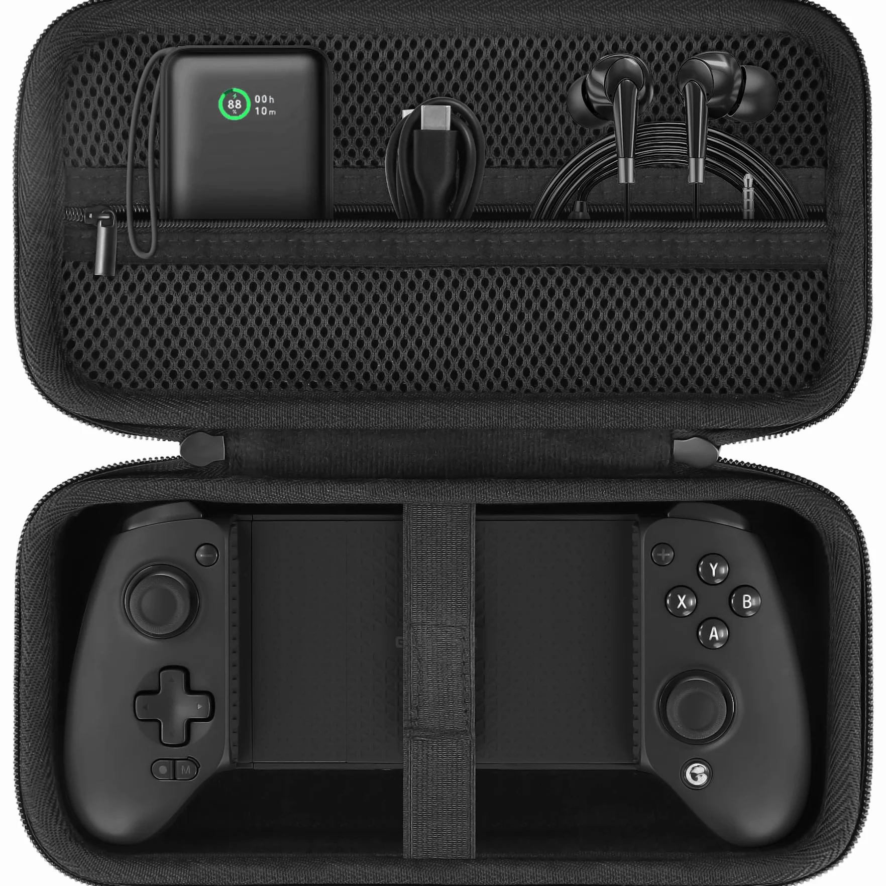 Aenllosi Custodia Dura di Stoccaggio Compatibile con i GameSir G8 Plus MFi/ G8 Plus/ G8 + Bluetooth Mobile Controller,GameSir Portatile Game Controller Borsa,Nero.(Solo Custodia)