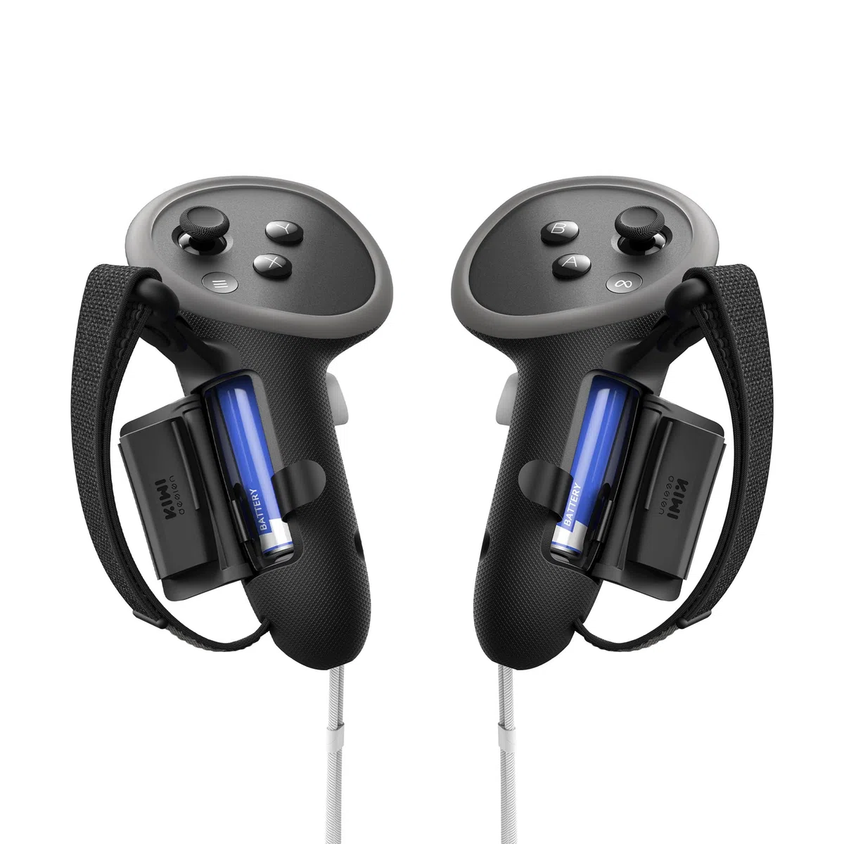 KIWI design G4 Pro Impugnature per Controller Compatibili con Meta Quest 3/3S, Accreditate da Meta
