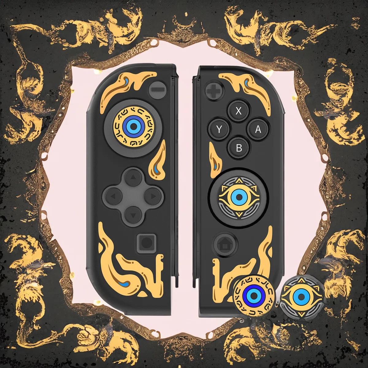 MatoSan Switch Joy Con Custodia per Switch Joy Con Controller, Silicone Grip Skin Cover Case per Controller Joycon, Custodia in silicone con tappi Joystick, accessori da