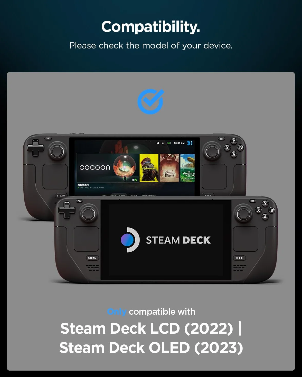 Spigen Cover Rugged Armor Compatible con Steam Deck LCD (2022) / Steam Deck OLED (2023) console - Nero Opaco