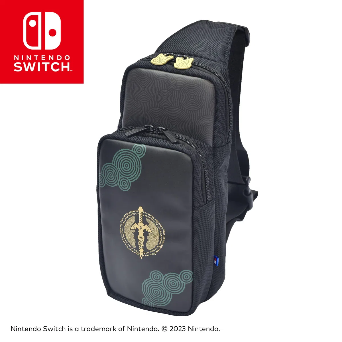 HORI Borsa a tracolla Adventure Pack (The Legend of Zelda™: Tears of the Kingdom Edition) per Nintendo Switch e Nintendo Switch modello OLED - Licenza ufficiale Nintendo