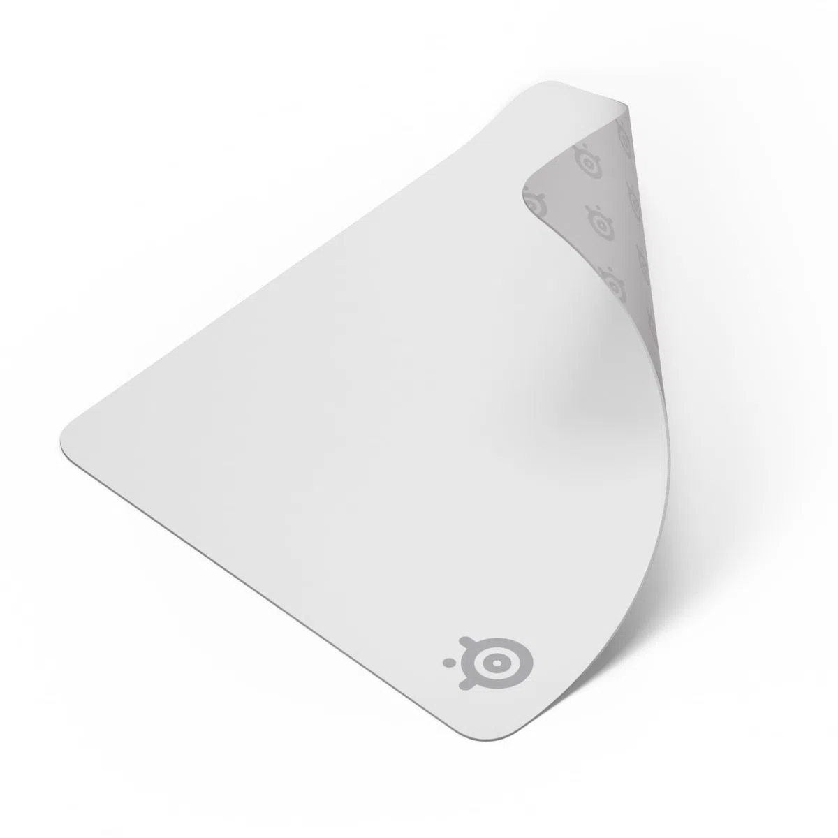 SteelSeries QcK Mousepad Grande - White - Base in gomma siliconica no-slip - Tracking e stabilità top - Ottimizzato per sensori di gioco - 450mm x400mm - FPS, MOBA, RTS, MMO