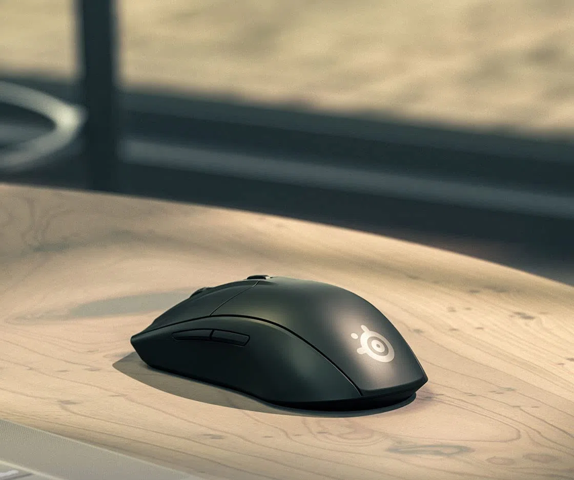 Steelseries Rival 3 Wireless, Mouse Da Gioco, Oltre 400 Ore Di Autonomia, Dual Wireless 2 -4 Ghz E Bluetooth 5.0, Nero