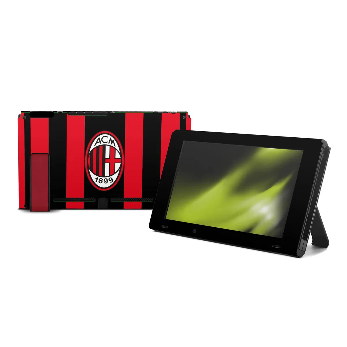 Head Case Designs Licenza Ufficiale AC Milan Home 2021/22 Kit Crest Vinile Sticker Gaming Pelle Adesivo Compatibile con Nintendo Switch Console & Dock & Joy-con Controller Bundle