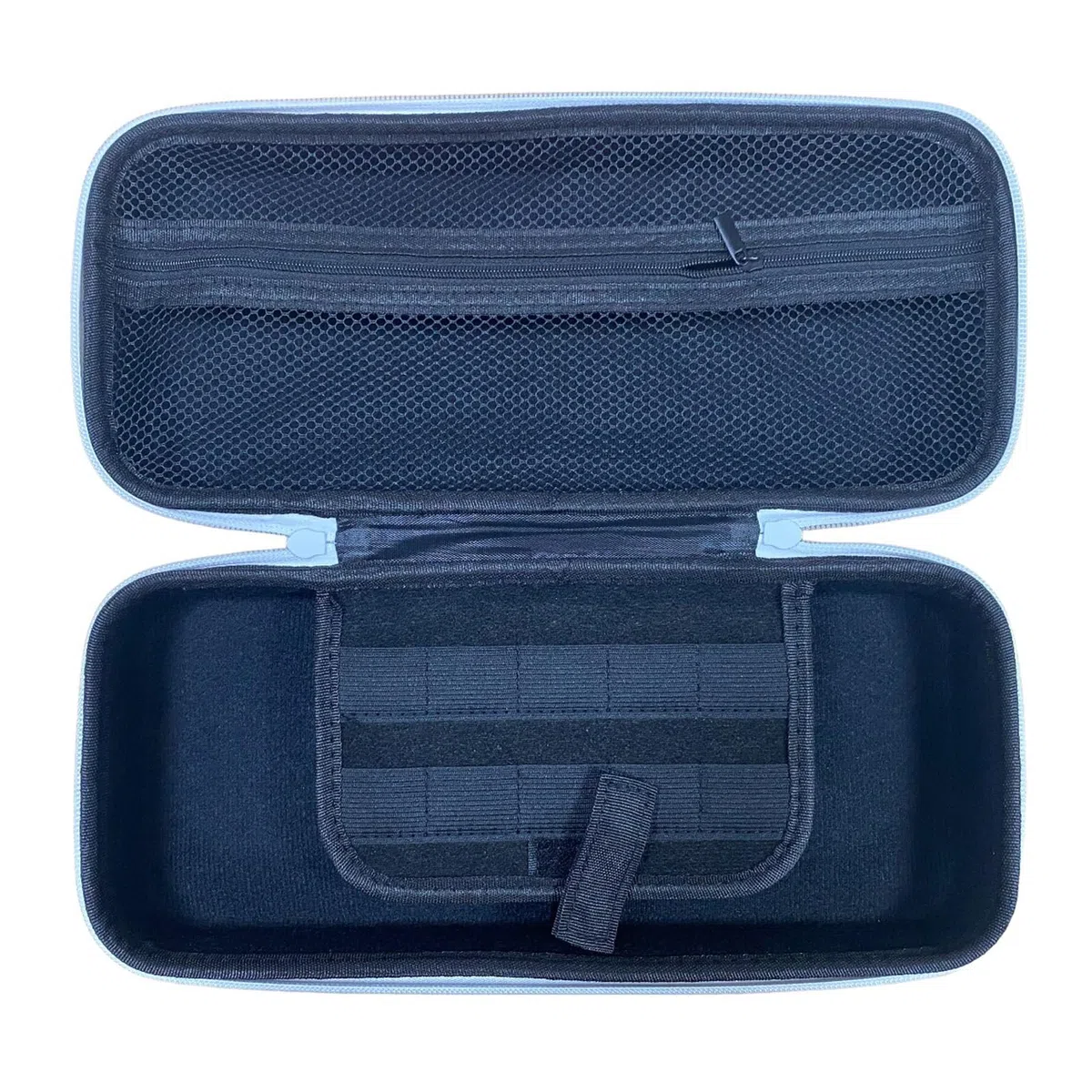 Hzycwgone Custodia per MSI Claw,Viaggio Borsa di Trasporto per MSI Claw A1M Gioco Portatile,Custodia Rigida con Slot per Schede di Gioco & Tasca a Rete per MSI Claw Accessori(Bianco)