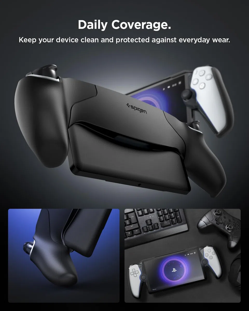 Spigen Cover Thin Fit Compatibile con Playstation Portal Remote Player- Nero