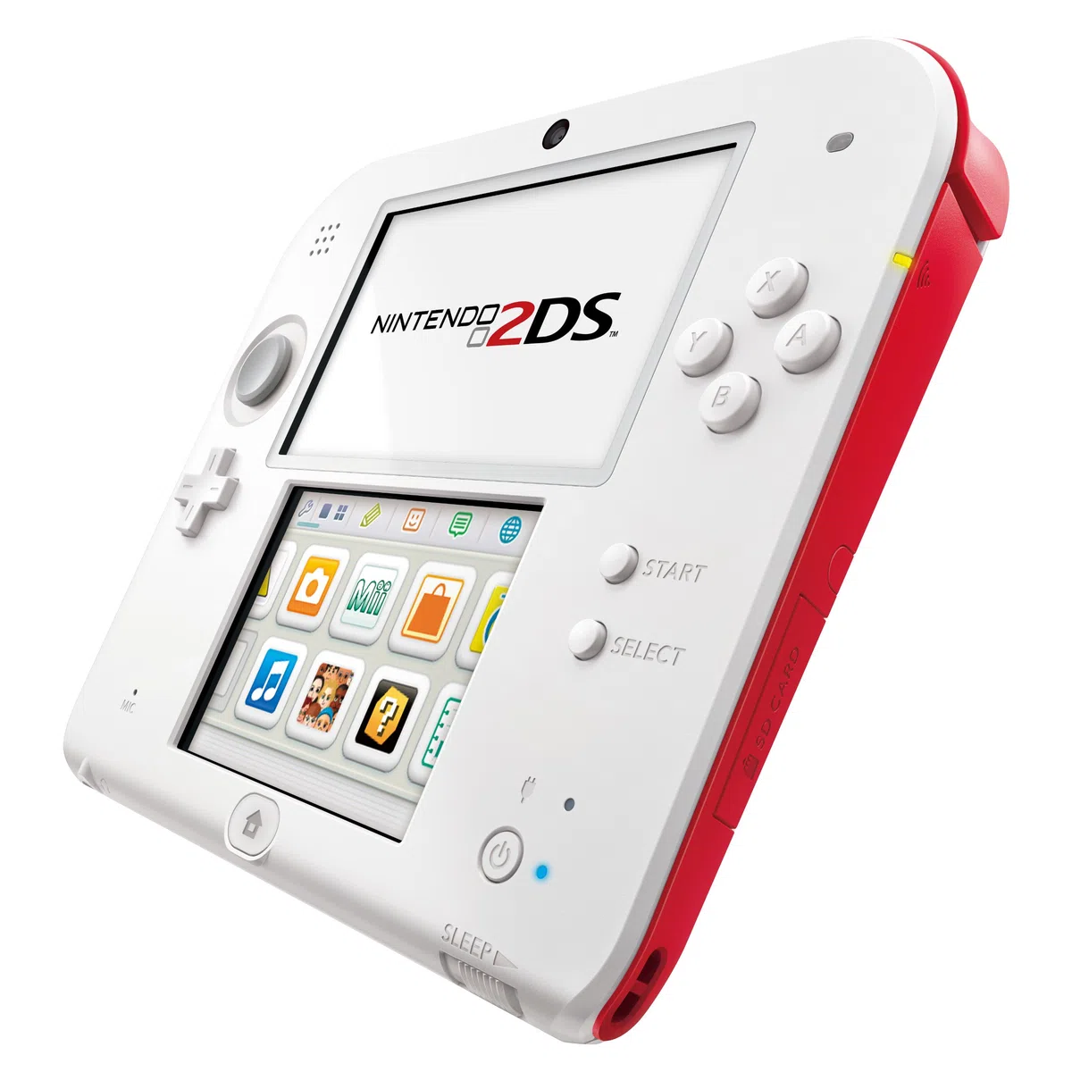 Nintendo 2DS Console, Bianco/Rosso