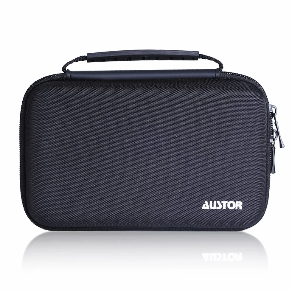 AUSTOR Custodia per 3DS XL Nuovo, 3DS, Nero / Blu