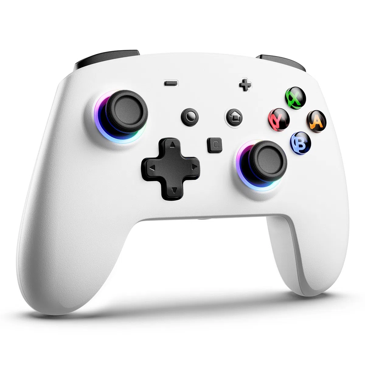 ECHTPower 2026 Controller per Switch 2, Hall Joysticks, Risveglio della NS2 / NS1, Funzione Turbo, Pulsanti Posteriori, Luce RGB, Vibrazione e Giroscopio, Pro Controller per Switch 2/1/PC/iOS/Android