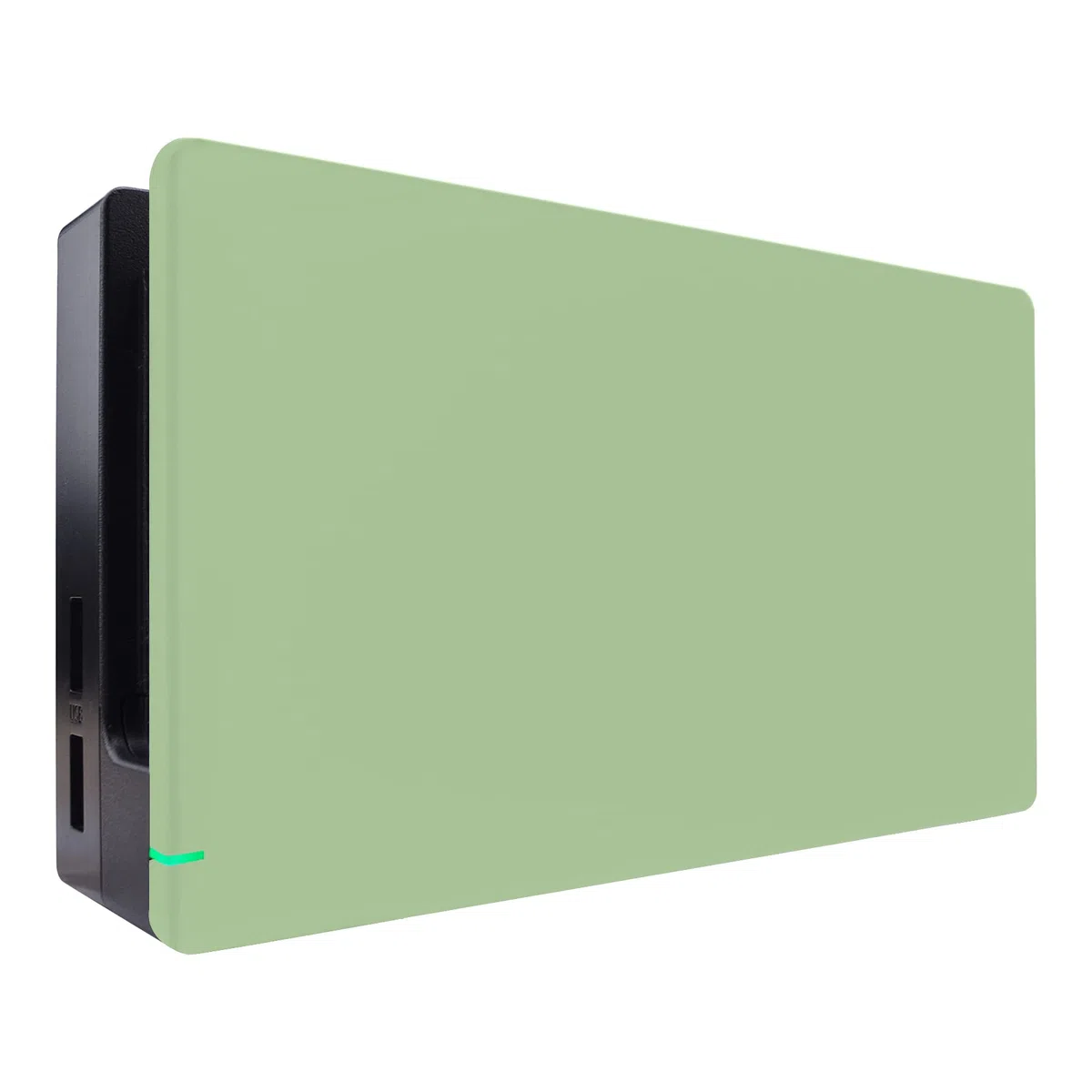 eXtremeRate Cover Ricambio per Nintendo Switch Dock,Custodia Scocca Copertura Case per Nintendo Switch,Senza Dock-Matcha Verde