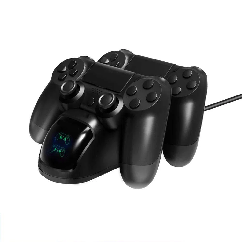 Caricabatterie Controller, Dual USB Ricarica Rapida Stazione di Ricarica Controller con Display a LED per Controller/S
