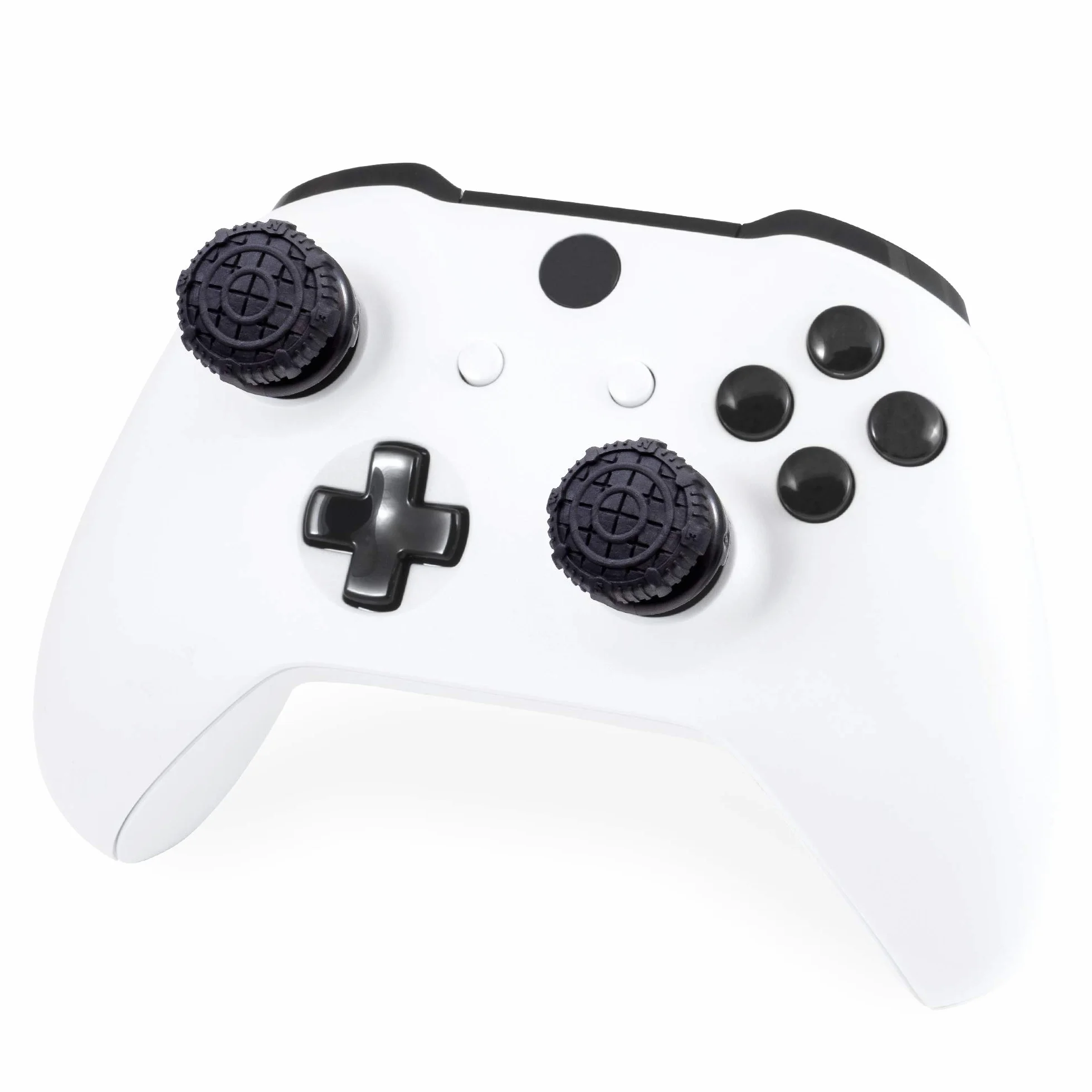 KontrolFreek FPS Freek Battle Royale Nightfall per Controller Xbox One e Xbox Series X | Performance Thumbsticks Copri Joystick di Gioco | 2 levette convesse alte (arrotondate) | Nero