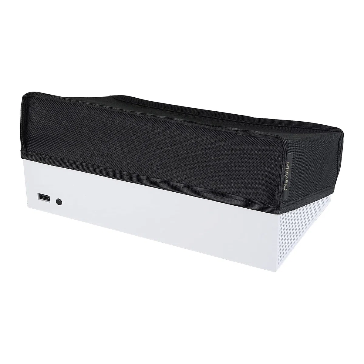 PlayVital Cover Copertura Antipolvere per Xbox Series S Console,Coperchio in Nylon Orizzontale Protettivo Impermeabile per Xbox Series S Console-Nero