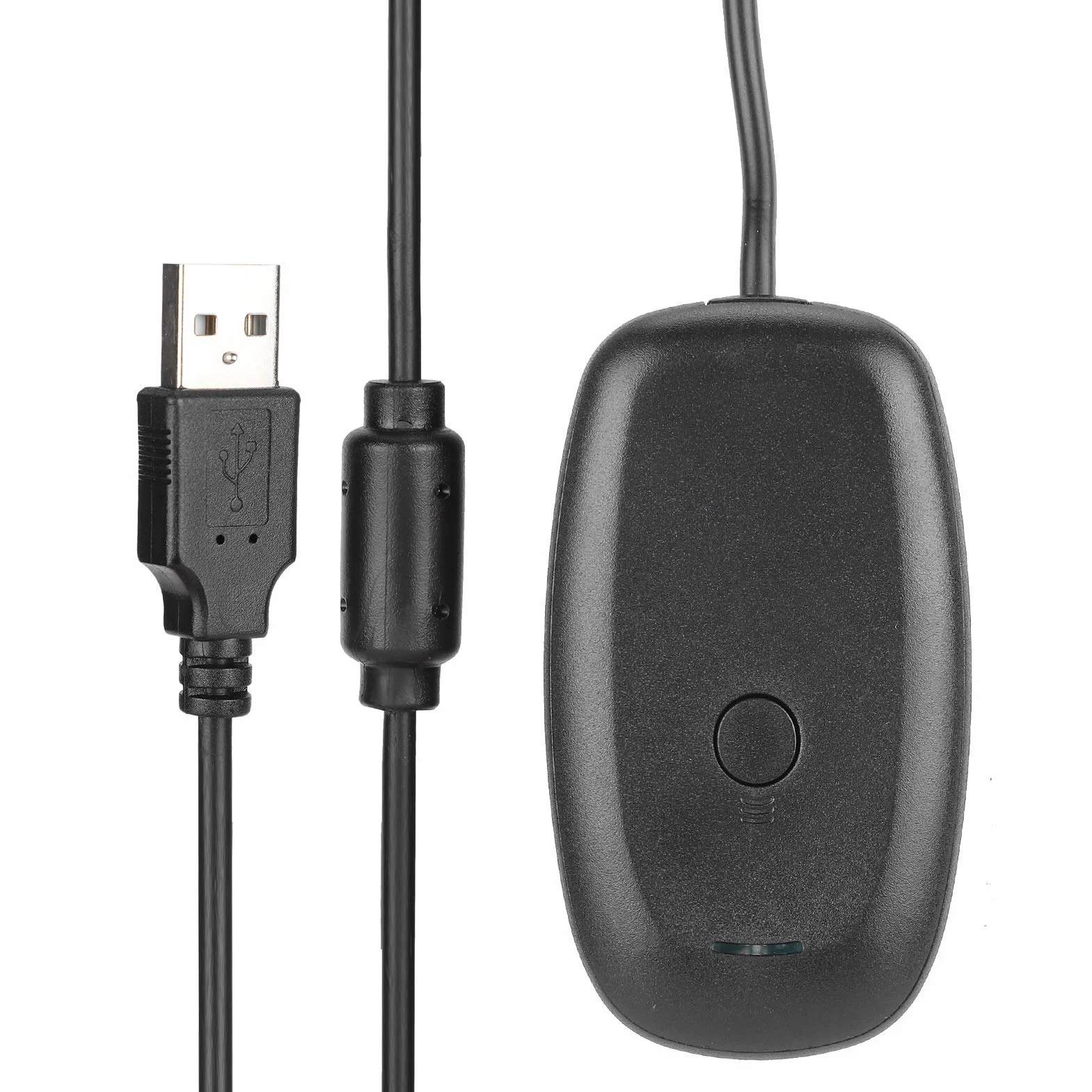 XBOX 360 Kit Ricevitore Wireless per Controller PC - Adattatore USB 2.0 per Giochi Xbox su Windows 7/8/10/XP, Fino a 4 Gamepad Collegati