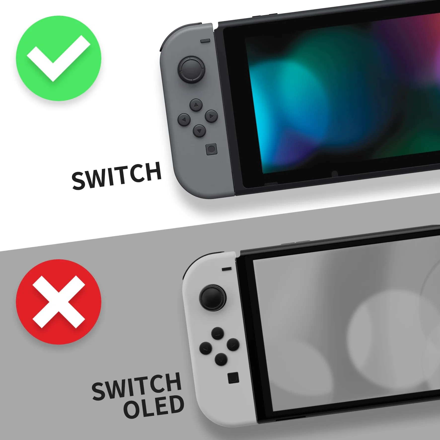 eXtremeRate Cover Ricambio per Nintendo Switch Dock,Custodia Scocca Copertura Case per Nintendo Switch,Senza Dock-Matcha Verde