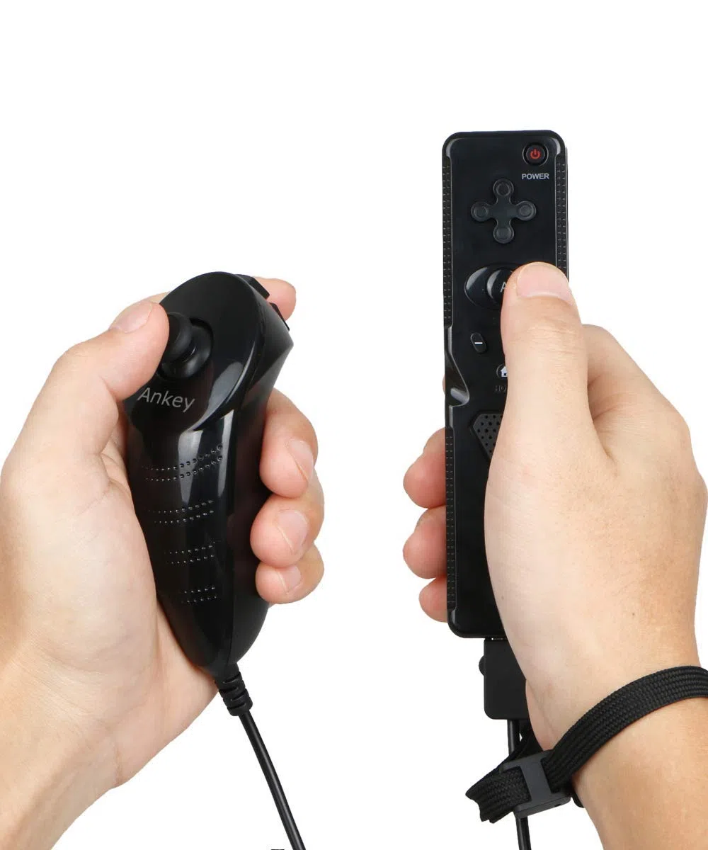 Nunchuck - Telecomando di ricambio per console Nintendo Nunchuk Wii U Wii