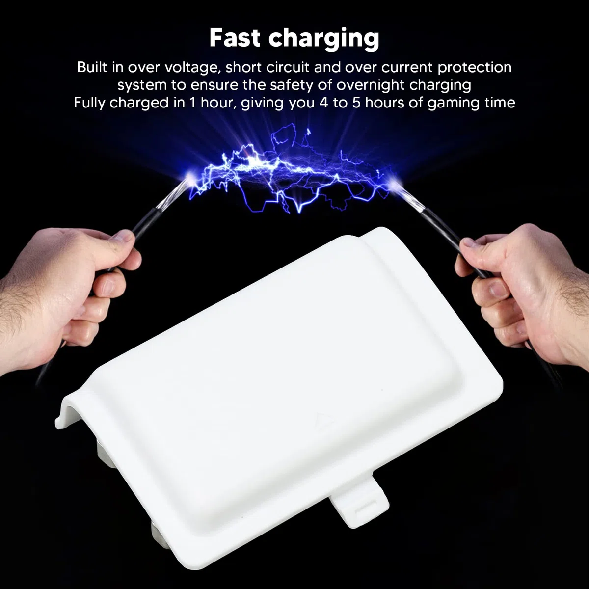 Pacco Batteria per Controller, Pacco Batteria Ricaricabile per Controller Ricarica Rapida, Batteria Indicatore LED Multiprotezione 400mAh per S X Elite